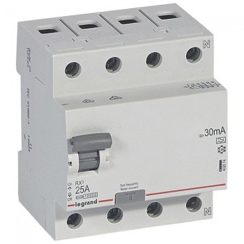 Srovės nuotekio relė Legrand 402074 (A, 25A, 4P, 30mA, 400V) Srovės nuotekio relė Legrand 402074 (A, 25A, 4P, 30mA, 400V)