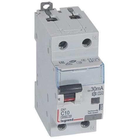 Srovės nuotekio relė su automatiniu jungikliu Legrand 411048 (C, 10A, 2P, 30mA, 230V) Srovės nuotekio relė su automatiniu jungikliu Legrand 411048 (C, 10A, 2P, 30mA, 230V)