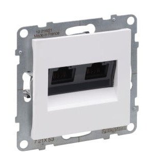 Baltas 2xRJ45 UTP 6 lizdas SUNO Legrand 721153 Baltas 2xRJ45 UTP 6 lizdas SUNO Legrand 721153