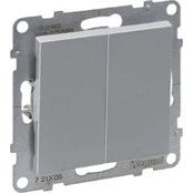 2 kl. mygtukas aliuminis SUNO Legrand 721317 2 kl. mygtukas aliuminis SUNO Legrand 721317