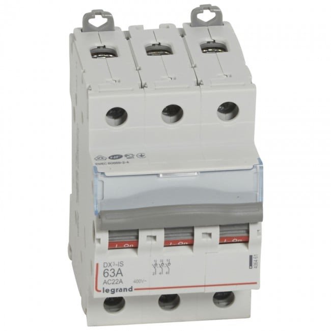 Automatinis jungiklis MCB RX3 Legrand 419241 (63A, 3P, 230V, 6kA) Automatinis jungiklis MCB RX3 Legrand 419241 (63A, 3P, 230V, 6kA)
