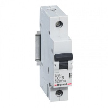 Automatinis jungiklis MCB RX3 Legrand 419202 (16A, 1P, 230V, 6kA) Automatinis jungiklis MCB RX3 Legrand 419202 (16A, 1P, 230V, 6kA)