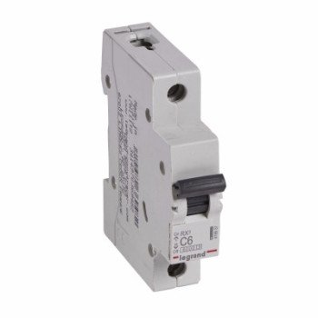 Automatinis jungiklis MCB RX3 Legrand 419199 (6A, 1P, 230V, 6kA) Automatinis jungiklis MCB RX3 Legrand 419199 (6A, 1P, 230V, 6kA)