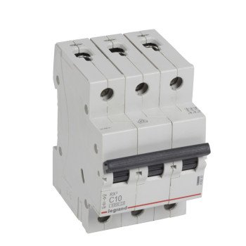 Automatinis jungiklis MCB RX3 Legrand 419233 (10A, 3P, 230V, 6kA) Automatinis jungiklis MCB RX3 Legrand 419233 (10A, 3P, 230V, 6kA)
