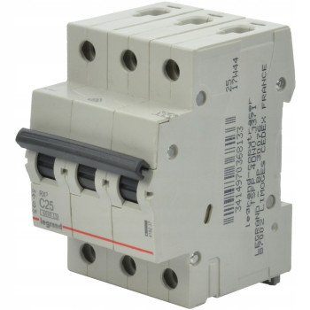 Automatinis jungiklis MCB RX3 Legrand 419237 (25A, 3P, 400V, 6kA)