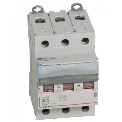 Kirtiklis RX3 MCB Legrand 406460 (C, 400V, 3P, 40A) Kirtiklis RX3 MCB Legrand 406460 (C, 400V, 3P, 40A)