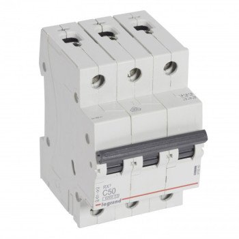 Automatinis jungiklis MCB RX3 Legrand 419240 (50A, 3P, 230V, 6kA) Automatinis jungiklis MCB RX3 Legrand 419240 (50A, 3P, 230V, 6kA)