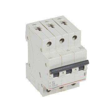 Automatinis jungiklis MCB RX3 Legrand 419232 (6A, 3P, 400V, 6kA) Automatinis jungiklis MCB RX3 Legrand 419232 (6A, 3P, 400V, 6kA)