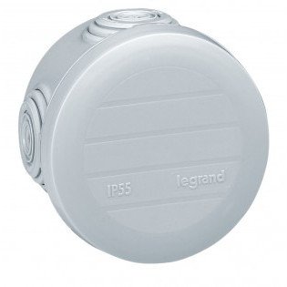 Plexo apvali D60 dėžutė su sandarikliais Legrand 092001 (IP55) Plexo apvali D60 dėžutė su sandarikliais Legrand 092001 (IP55)