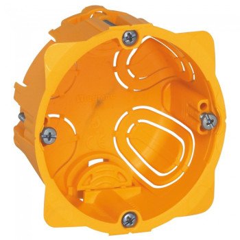 1 vietos dėžutė į gipsą - 50mm Legrand 080051 1 vietos dėžutė į gipsą - 50mm Legrand 080051
