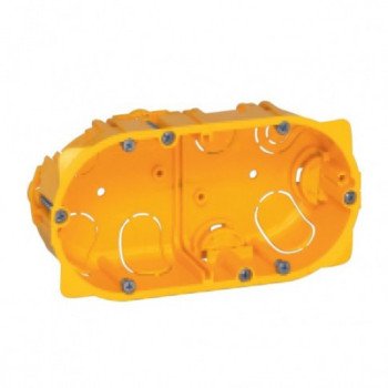 2 vietų dėžutė į gipsą - 40mm Legrand 080042 2 vietų dėžutė į gipsą - 40mm Legrand 080042