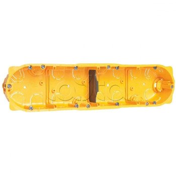 4 vietų dėžutė į gipsą Legrand 080054 (40mm) 4 vietų dėžutė į gipsą Legrand 080054 (40mm)