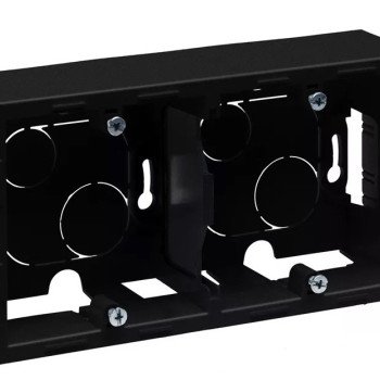 Virštinkinė dėžutė SUNO Legrand 721495 (juoda, 2 mod.) Virštinkinė dėžutė SUNO Legrand 721495 (juoda, 2 mod.)