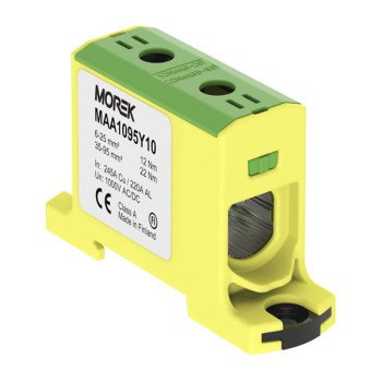 Gnybtas OTL95 1x6-95mm2 Morek MAA1095Y10 (geltonas/žalias) Gnybtas OTL95 1x6-95mm2 Morek MAA1095Y10 (geltonas/žalias)
