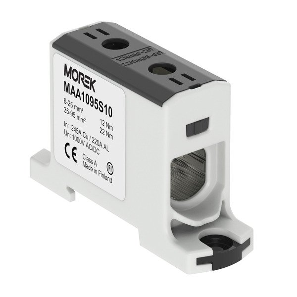 Gnybtas OTL95 1x6-95mm2 Morek MAA1095A10 (juodas) Gnybtas OTL95 1x6-95mm2 Morek MAA1095A10 (juodas)