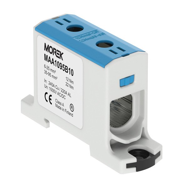 Gnybtas OTL95 1x6-95mm2 Morek MAA1095S10 (mėlyna) Gnybtas OTL95 1x6-95mm2 Morek MAA1095S10 (mėlyna)