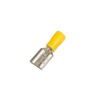 AFH-6/9.5 izoliuotas kištukinis lizdas (6mm², geltonas) AFH-6/9.5 izoliuotas kištukinis lizdas (6mm², geltonas)