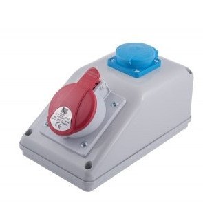 PawBol R-BOX 325/1-S plastikinis skydelis su kištukiniais lizdais (1x32A/250V) PawBol R-BOX 325/1-S plastikinis skydelis su kištukiniais lizdais (1x32A/250V)
