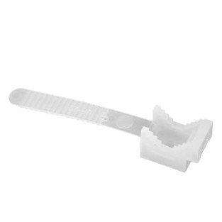 Prisukamas laikiklis kabeliui su dirželiu Pawbol H.7202C UP-22 (baltas, 22mm, 100vnt) Prisukamas laikiklis kabeliui su dirželiu Pawbol H.7202C UP-22 (baltas, 22mm, 100vnt)
