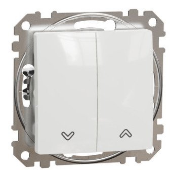 2 klavišų žaliuzių mygtukas Schneider Electric Sedna Design SDD111114 (10A, 250V, baltas) 2 klavišų žaliuzių mygtukas Schneider Electric Sedna Design SDD111114 (10A, 250V, baltas)