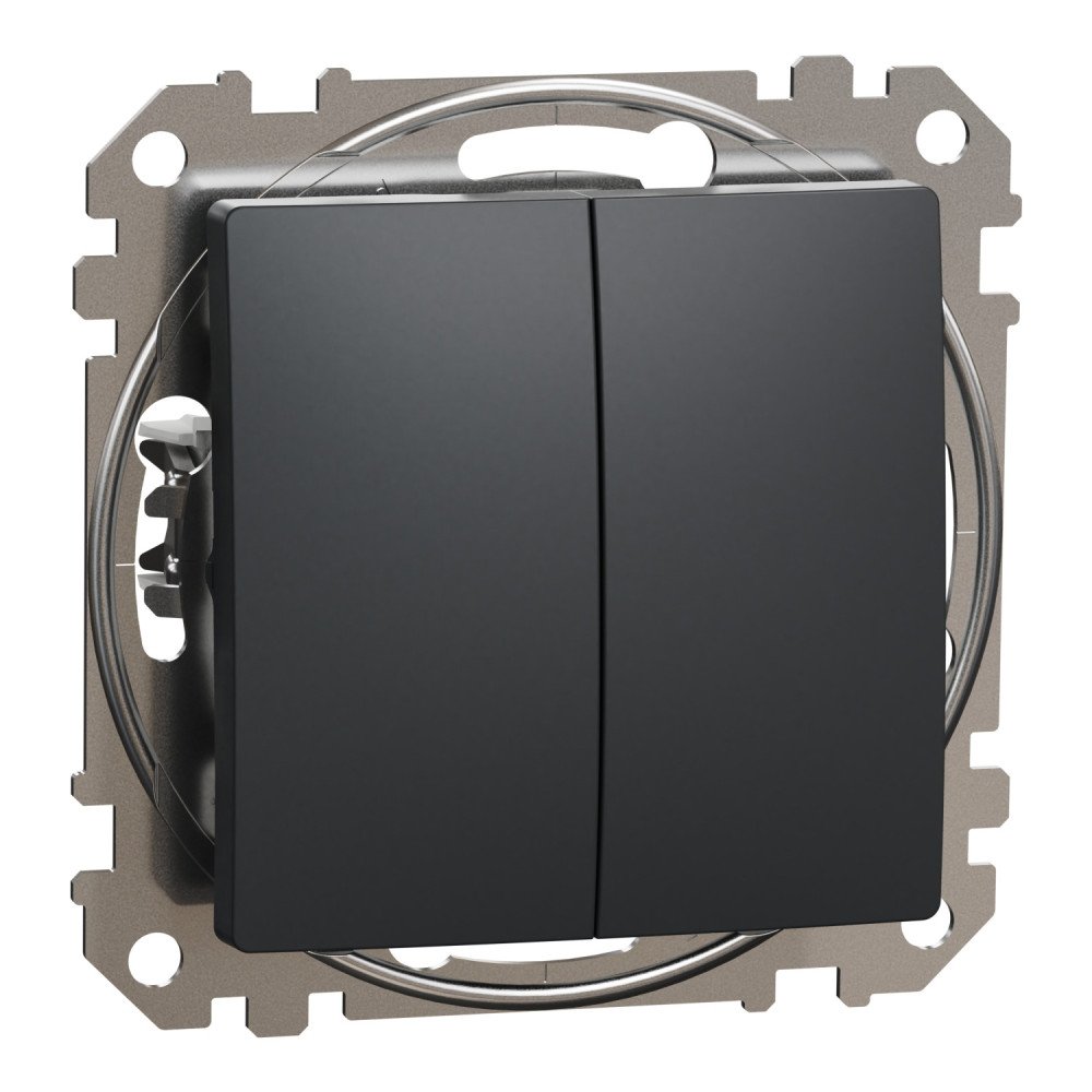 2 klavišų jungiklis Schneider Electric Sedna Design SDD114105 (antracitas) 2 klavišų jungiklis Schneider Electric Sedna Design SDD114105 (antracitas)