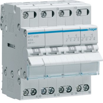 Modulinis perjungėjas Hager SFT440 (4P, 40A, 4 mod)