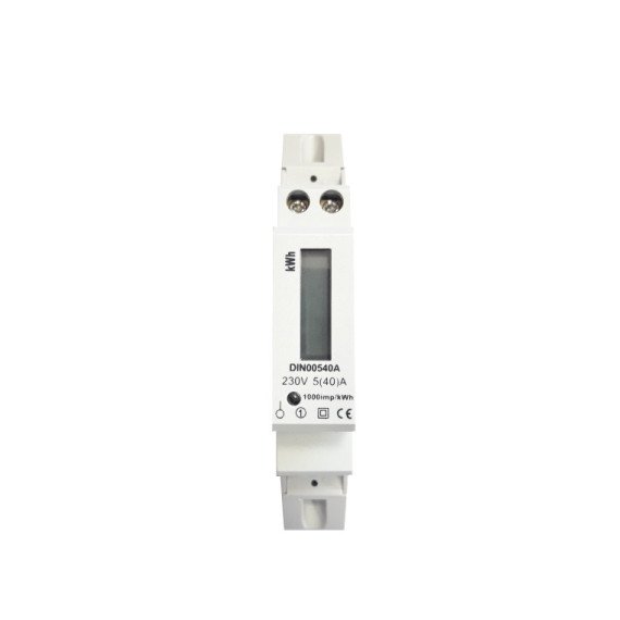 Elektros skaitiklis DIN00540A (1 Fazė, 40A) Elektros skaitiklis DIN00540A (1 Fazė, 40A)