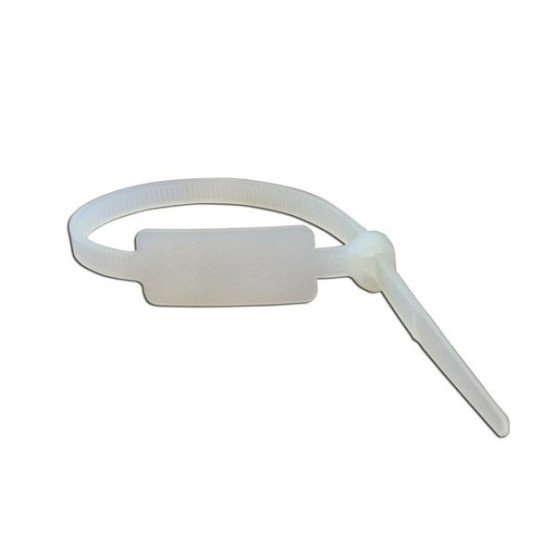 Dirželis kabeliui su vertikale aikštele žymėjimui LEGRAND 032063 180x4.6mm (baltas) Dirželis kabeliui su vertikale aikštele žymėjimui LEGRAND 032063 180x4.6mm (baltas)