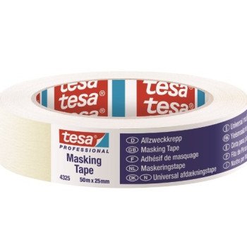 Apsauginė dažymo juosta TESA (balta) 50m x 25mm 04325-00001-02