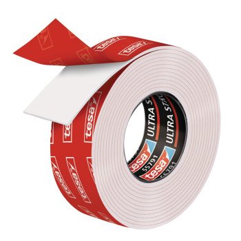 Lipni dvipusė juosta lauko/vidaus darbams TESA ULTRA STRONG 5 m x 19mm 55792-00003-01