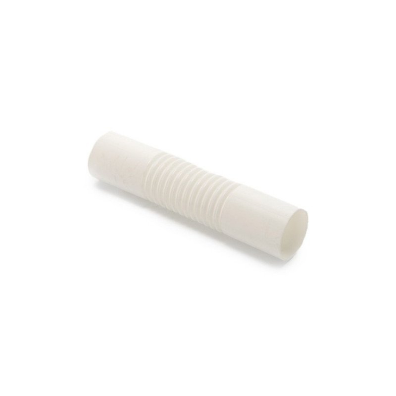 Vamzdelio U-20mm lanksti jungtis, balta (100) Vamzdelio U-20mm lanksti jungtis, balta (100)