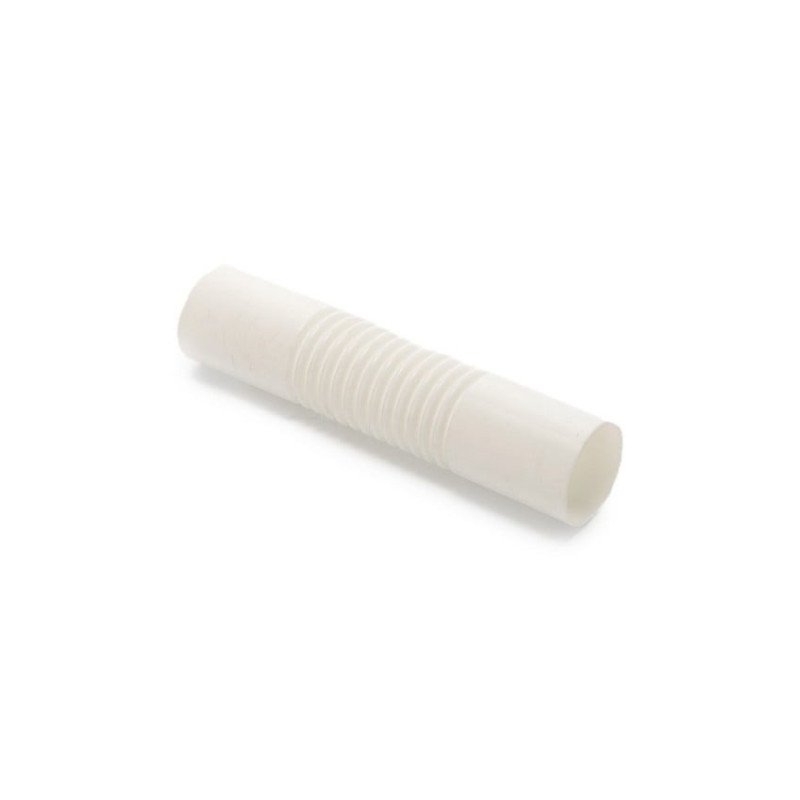 Vamzdelio U-40mm lanksti jungtis, balta (70) Vamzdelio U-40mm lanksti jungtis, balta (70)