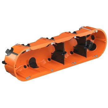 4 vt. dėžutė į gipsą su membranomis Kaiser K9254-22 (48mm gylio) 4 vt. dėžutė į gipsą su membranomis Kaiser K9254-22 (48mm gylio)