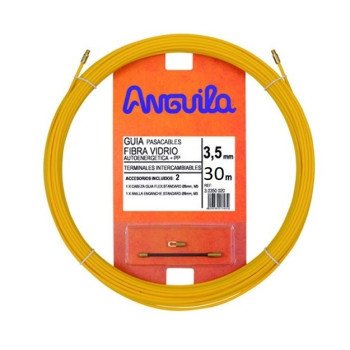 Kabelio pratraukėjas (30m, 3.5mm, geltonas, stiklo audinys) Kabelio pratraukėjas (30m, 3.5mm, geltonas, stiklo audinys)