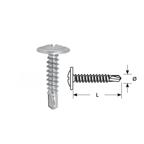 Sraigtas su grąžteliu STARFIX WT 4.2x14/F (49vnt) Sraigtas su grąžteliu STARFIX WT 4.2x14/F (49vnt)