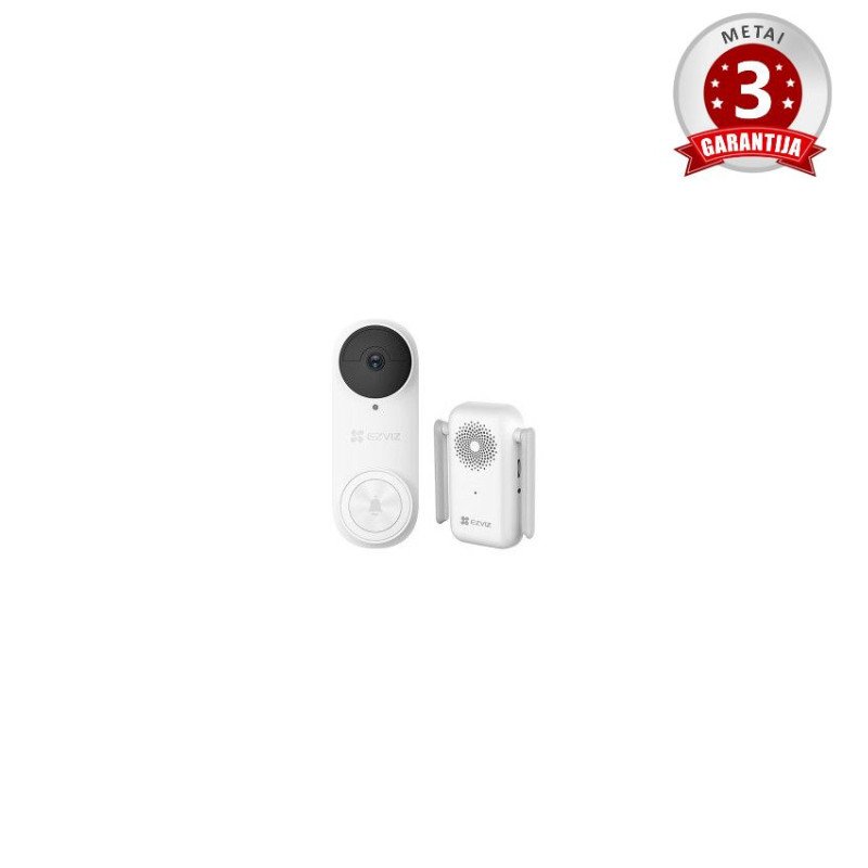 EZVIZ belaidis lauko durų skambutis CS-DB2 (5 MP)