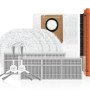 Roboto dulkių siurblio priedų komplektas EZVIZ CS-RA-KIT12 (RS20 Pro)
