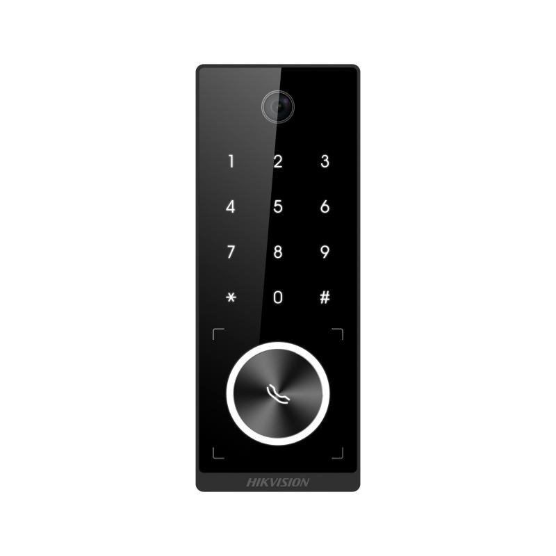 Praėjimo kontrolės terminalas ir telefonspynė Hikvision DS-K1T510MBWX-E1 Praėjimo kontrolės terminalas ir telefonspynė Hikvision DS-K1T510MBWX-E1