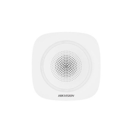Hikvision belaidė sirena DS-PS1-I-WE(B)(red) AX PRO (vidaus, raudona blykstė)