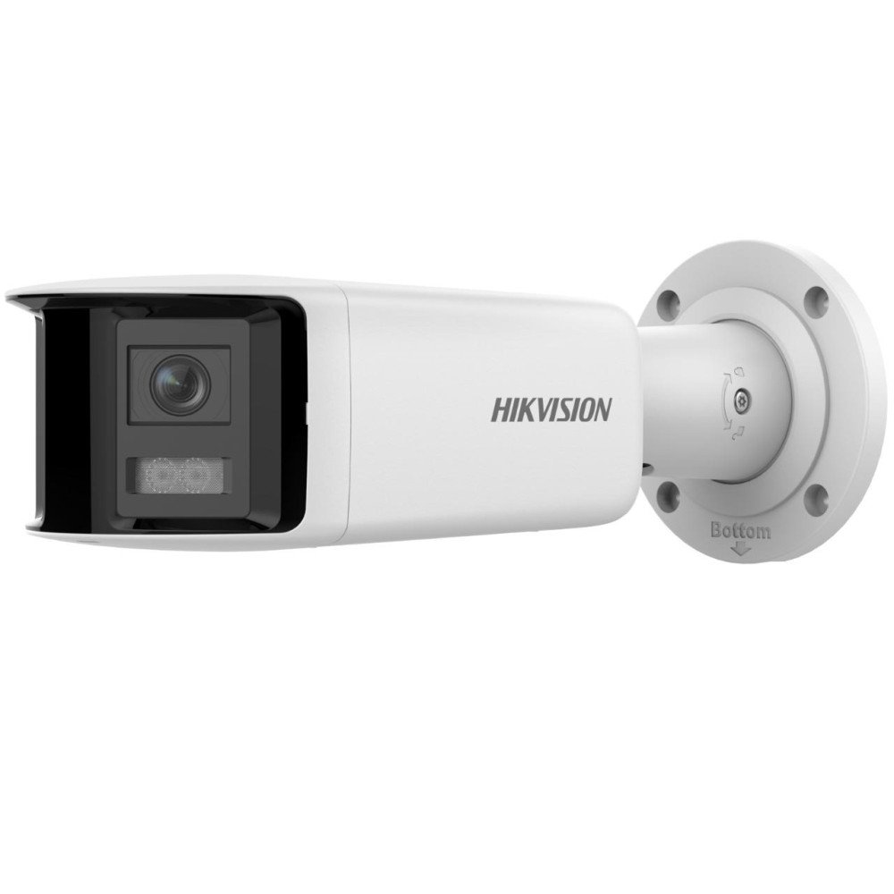 Hikvision bullet DS-2CD2T46G2P-ISU/SL(C) (balta, 4 MP, 40 m. IR, AcuSense, panoraminė 180°)
