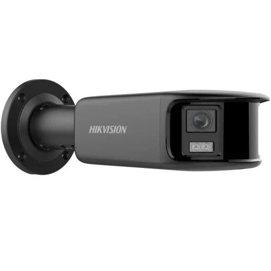 Hikvision bullet DS-2CD2T87G2P-LSU/SL(C) (juoda, 8 MP, 40 m. LED, ColorVu, panoraminė 180°)