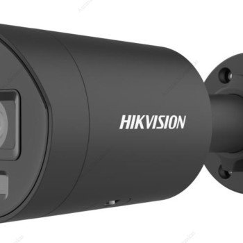 Hikvision bullet DS-2CD2046G2H-IU F2.8 (juoda, 4 MP, 40 m. IR, AcuSense, DarkFighter)