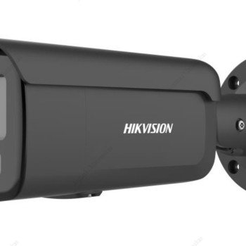 Hikvision bullet DS-2CD2T46G2H-4I F4 (juoda, 4 MP, 80 m. IR; AcuSense)