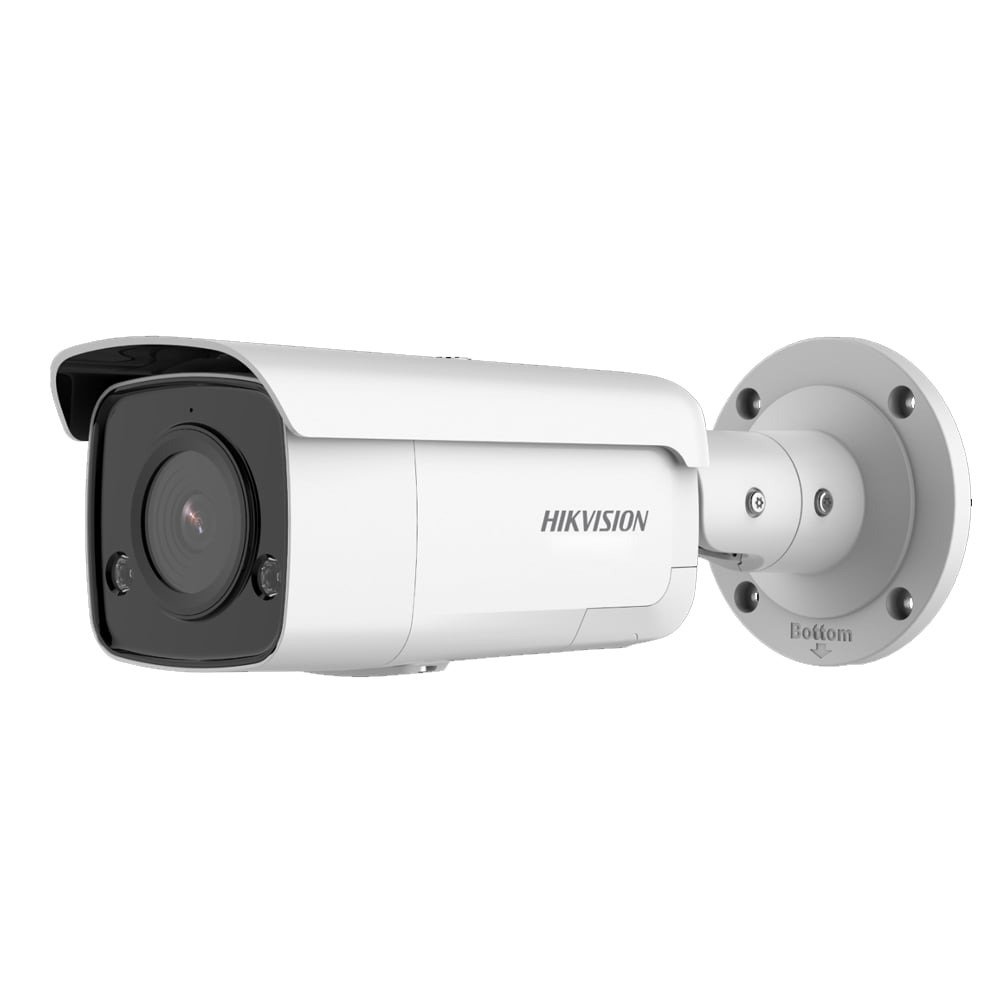 Hikvision bullet DS-2CD2T86G2-ISU/SL F6 (balta, 8 MP, 60 m. IR, AcuSense)