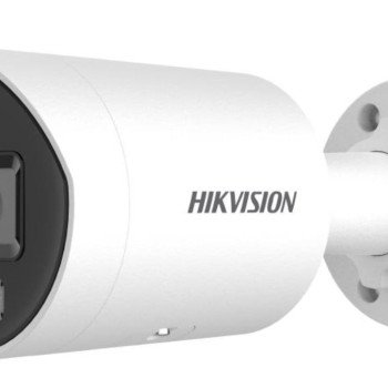 Hikvision bullet DS-2CD2046G2H-IU F4 (balta, 4 MP, 40 m. IR, AcuSense, DarkFighter)