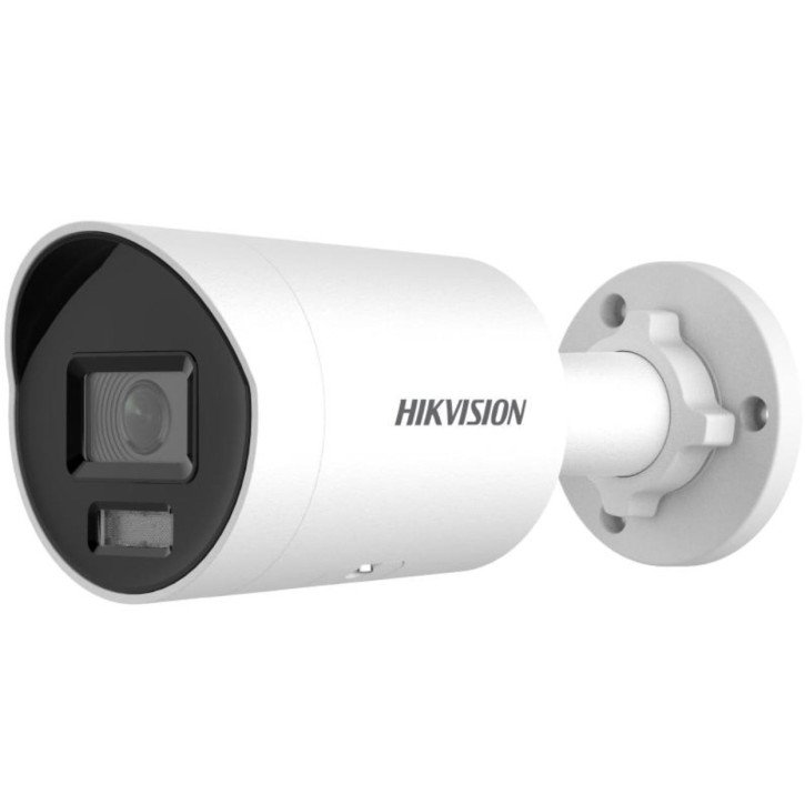 Hikvision bullet DS-2CD2046G2H-IU F4 (balta, 4 MP, 40 m. IR, AcuSense, DarkFighter)