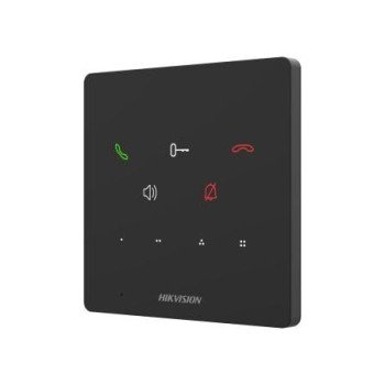 Telefonspynės vidinė stotelė, be ekrano, Hikvision DS-KH6000-E1 (JUODAS)
