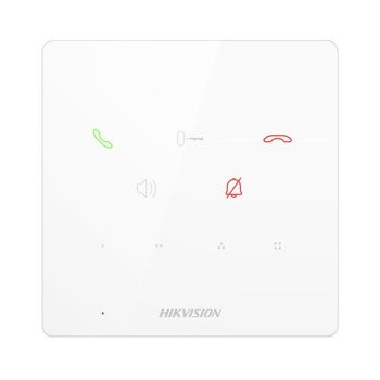 Telefonspynės vidinė stotelė, be ekrano, Hikvision DS-KH6000-E1 (BALTAS)