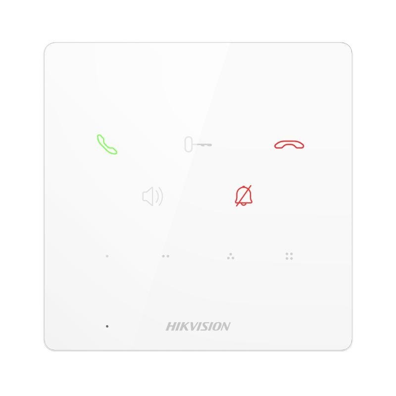 Telefonspynės vidinė stotelė, be ekrano, Hikvision DS-KH6000-E1 (BALTAS) Telefonspynės vidinė stotelė, be ekrano, Hikvision DS-KH6000-E1 (BALTAS)