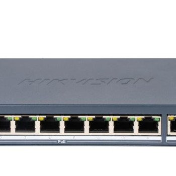 Hikvision 10 prievadų 8 PoE prievadų komutatorius DS-3E0310P-E/M(B)